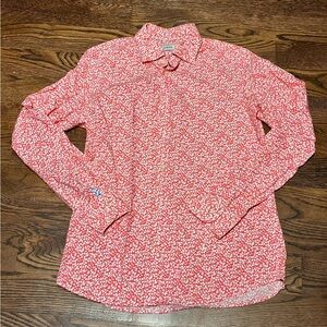 Red Floral Men's Shirt